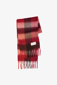 Arctic Fox Reykjavik Burgundy Check Scarf