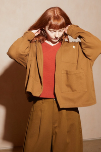 L.F. Markey Oversized Chore Tobacco Jacket