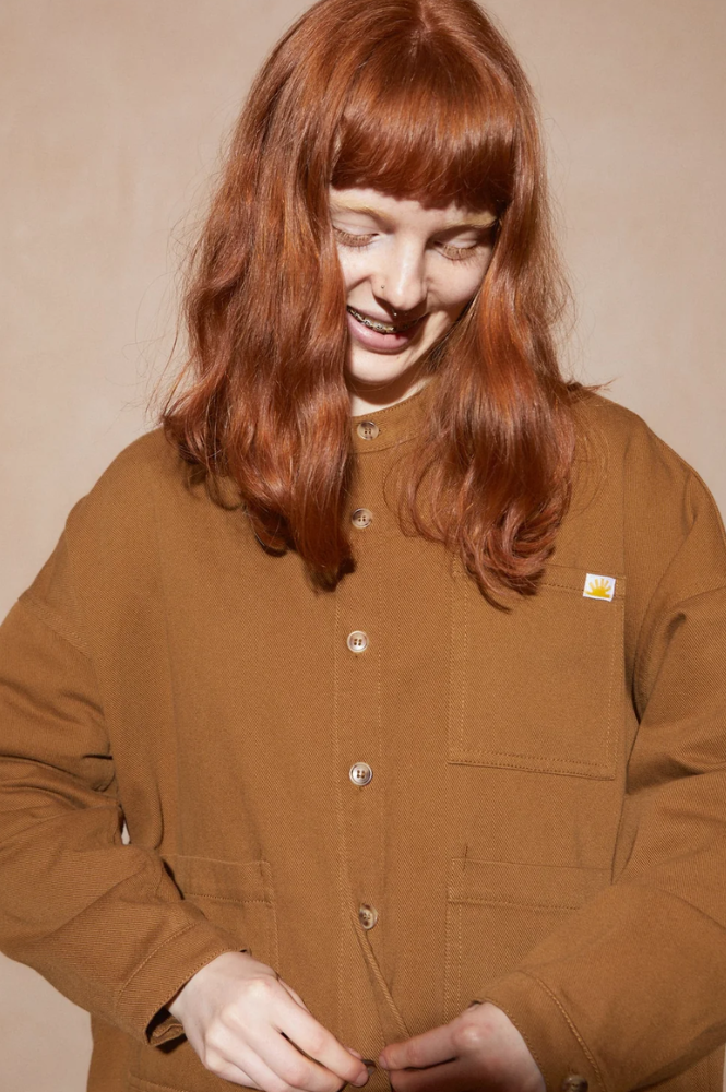 L.F. Markey Oversized Chore Tobacco Jacket