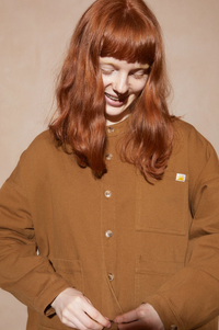 L.F. Markey Oversized Chore Tobacco Jacket