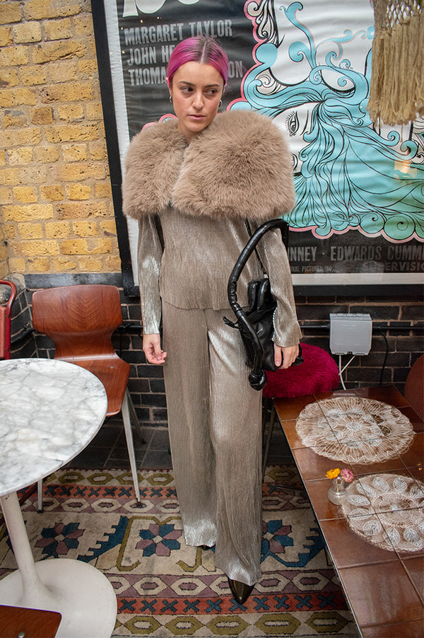 Numph Jiva Champagne Trousers - The Mercantile London