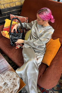 Numph Jiva Champage Long Sleeve Top - The Mercantile London