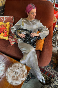 Numph Jiva Champage Long Sleeve Top - The Mercantile London