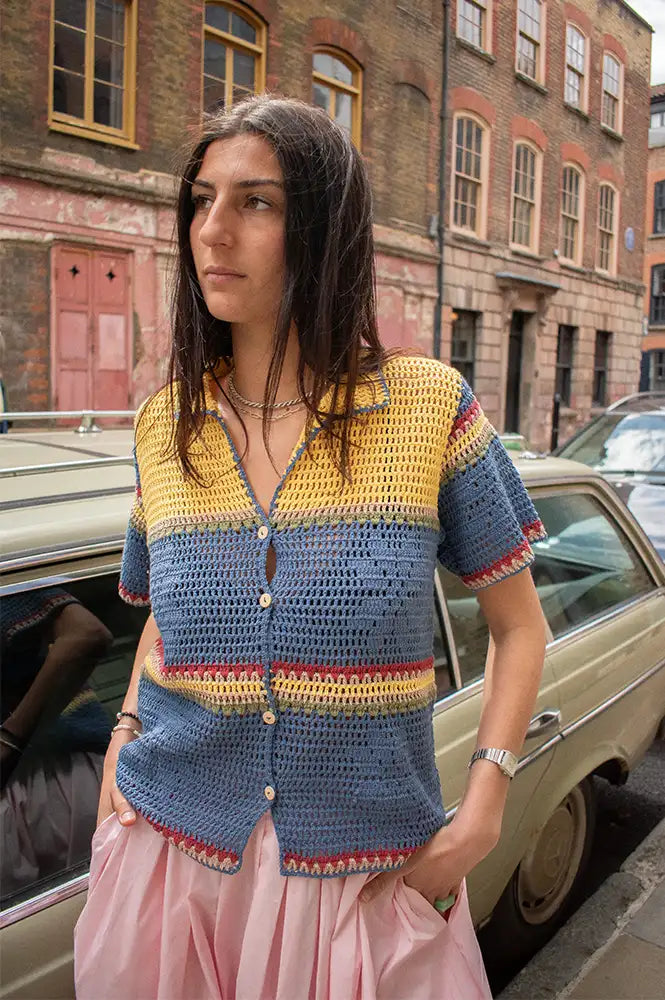 Charlie Joe Jondra Crochet Shirt - The Mercantile London