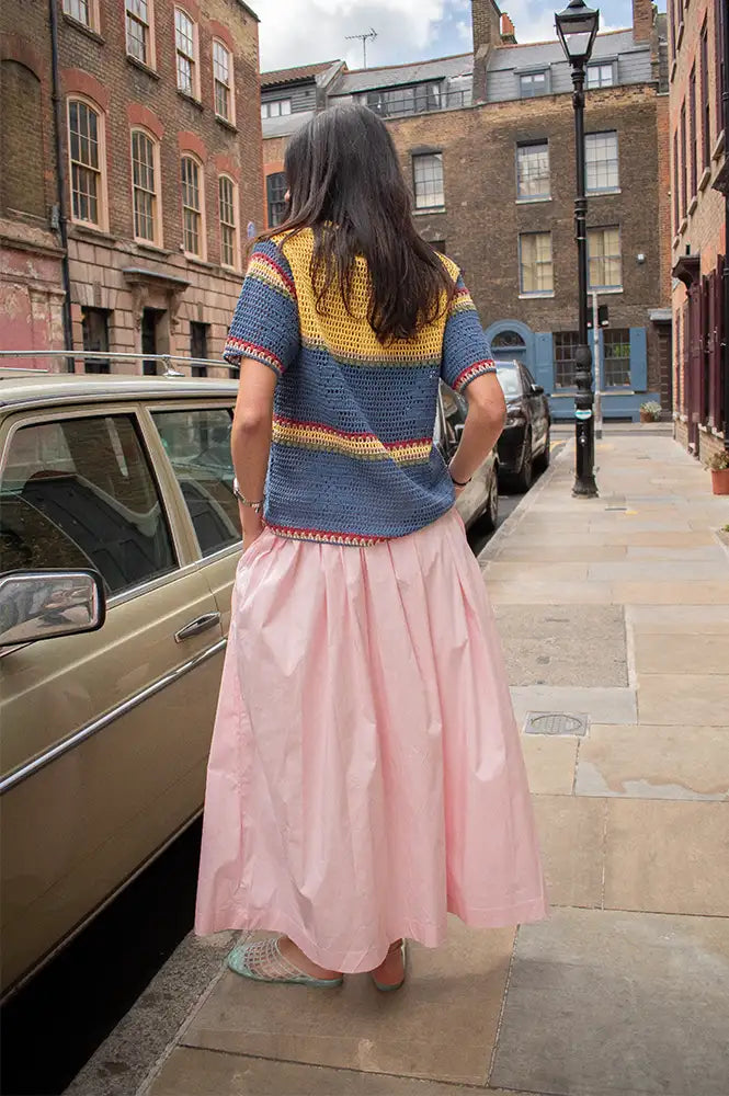 Object Paige Pale Lilac Skirt - The Mercantile London
