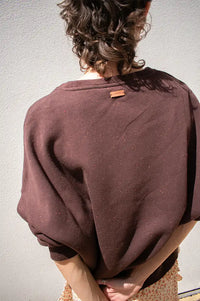 Sessùn Chebbi Ganache Oversized Sweatshirt