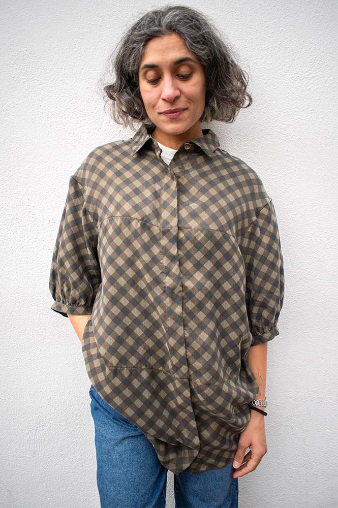 Sessùn Courtney Moss Mood Shirt Dress - The Mercantile London