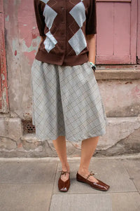 Baum Und Pferdgarten Simme Grey Check Skirt