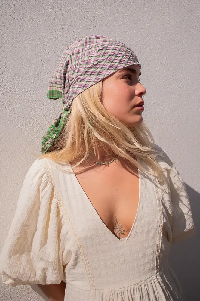 Moismont No.818 Palm Messager Scarf - The Mercantile London