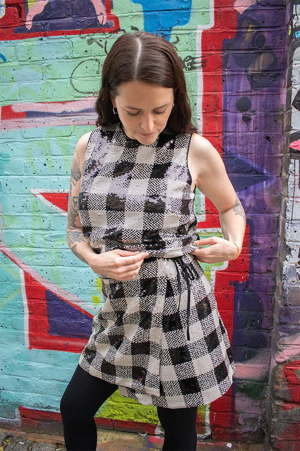 FRNCH Donna Checkered Top - The Mercantile London