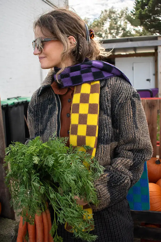 Howlin' Cosmic Checkerboard Dreamy Scarf - The Mercantile London