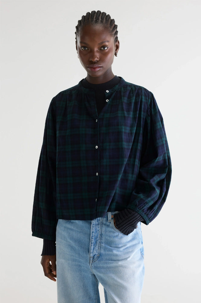 Bellerose Cherry Check A Blouse - The Mercantile London