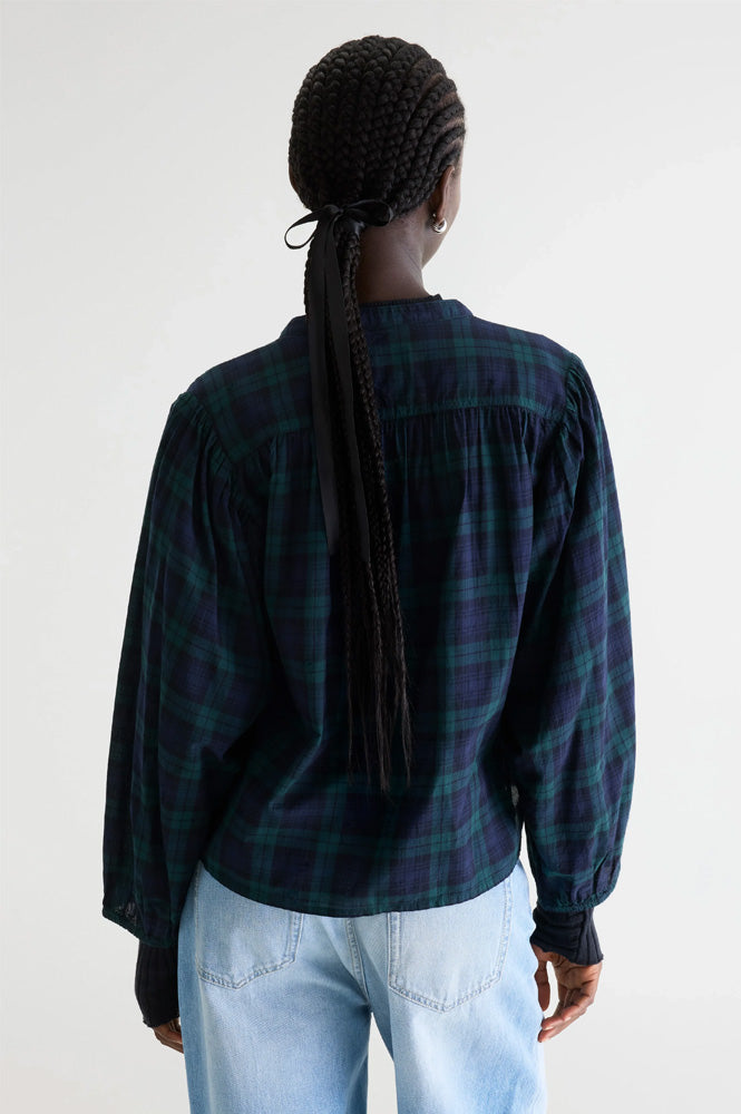 Bellerose Cherry Check A Blouse