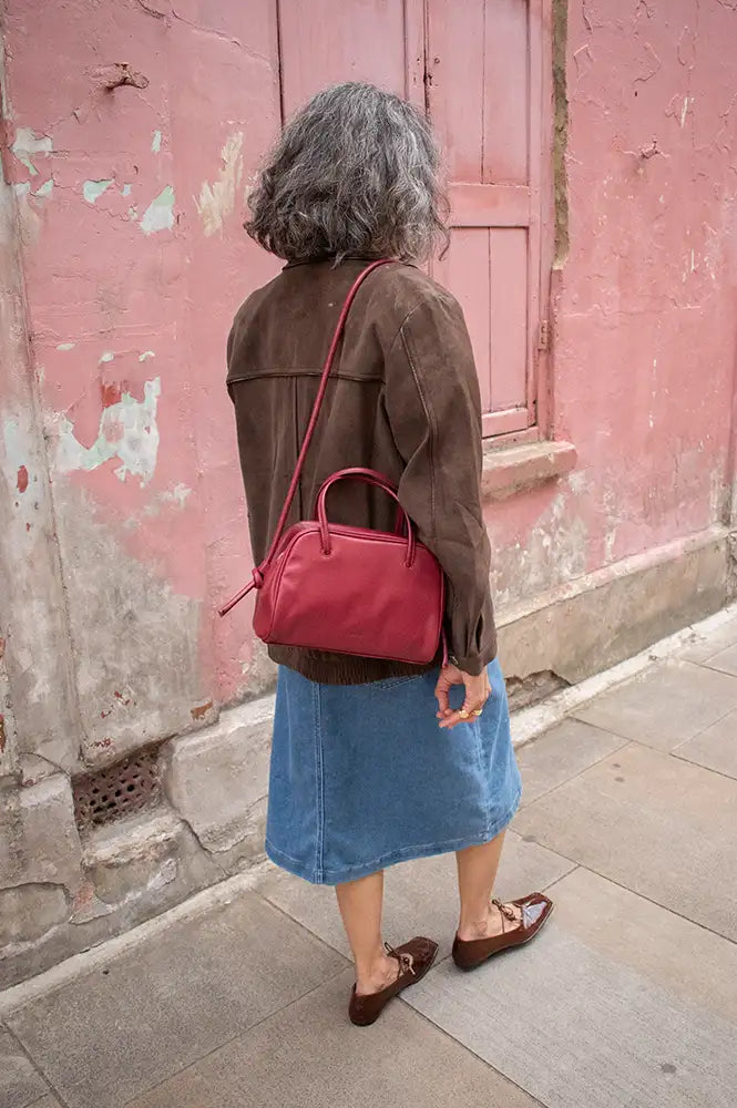 Ölend Mini Brooklyn Cherry Red Bag