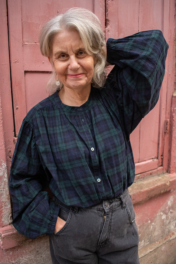 Bellerose Cherry Check A Blouse