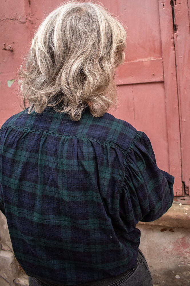 Bellerose Cherry Check A Blouse