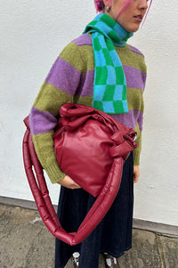 Ölend Ona Cherry Red Vegan Leather Bag - The Mercantile London