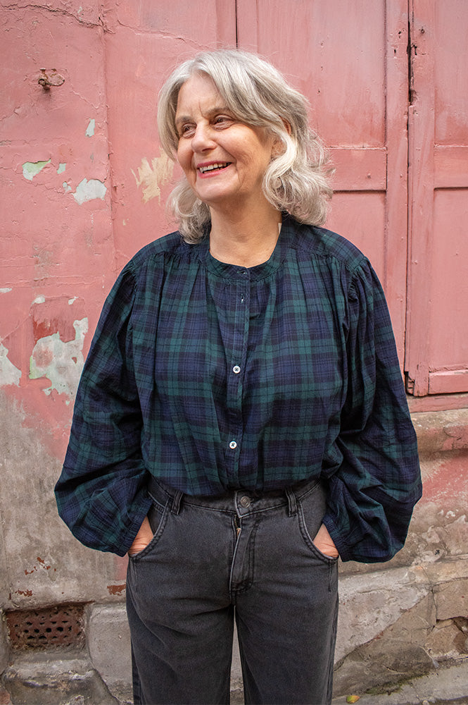 Bellerose Cherry Check A Blouse