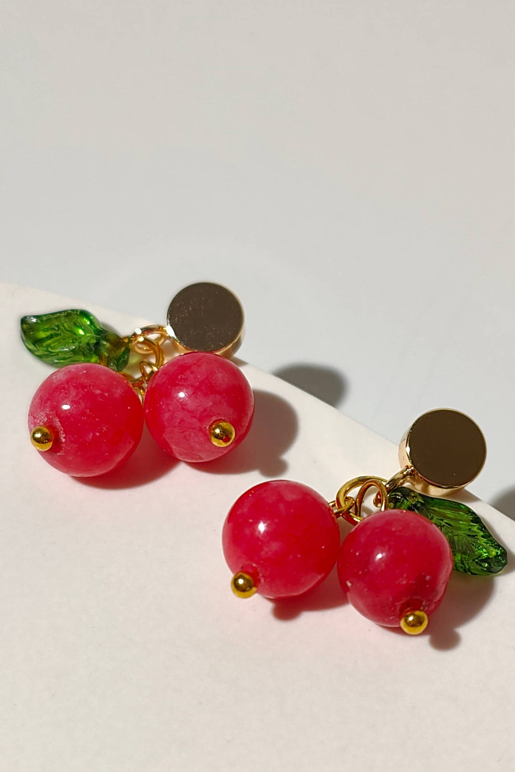 Vachana Red Cherry Earrings - The Mercantile London
