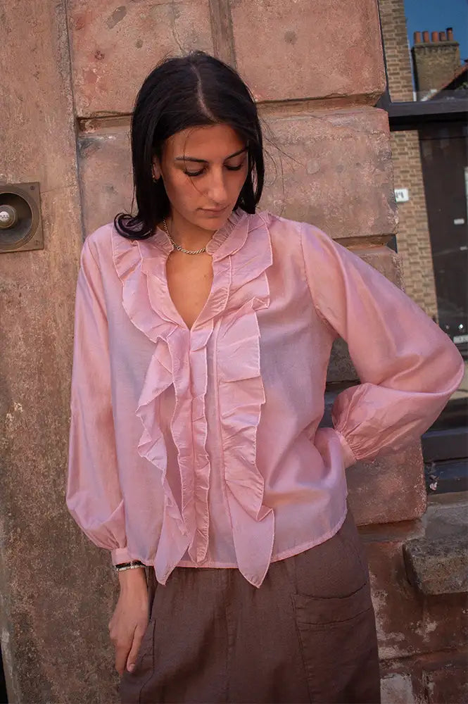 Marta Destiny Rosa Pink Blouse - The Mercantile London