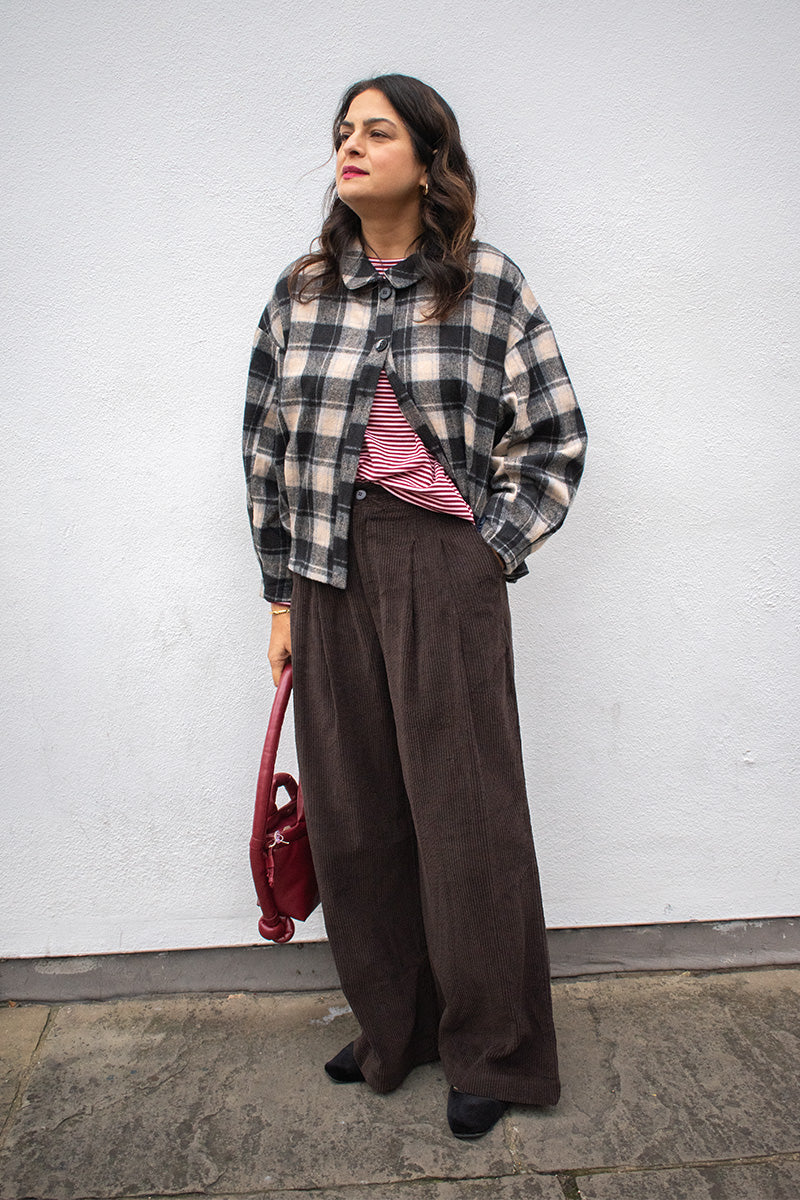 Garance Voltaire Brown Corduroy Trousers - The Mercantile London