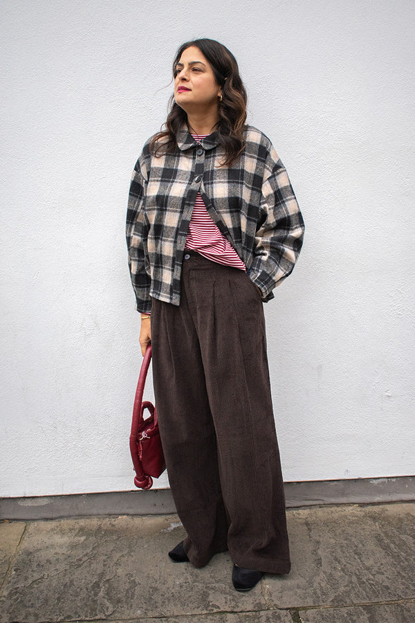 Garance Voltaire Brown Corduroy Trousers - The Mercantile London