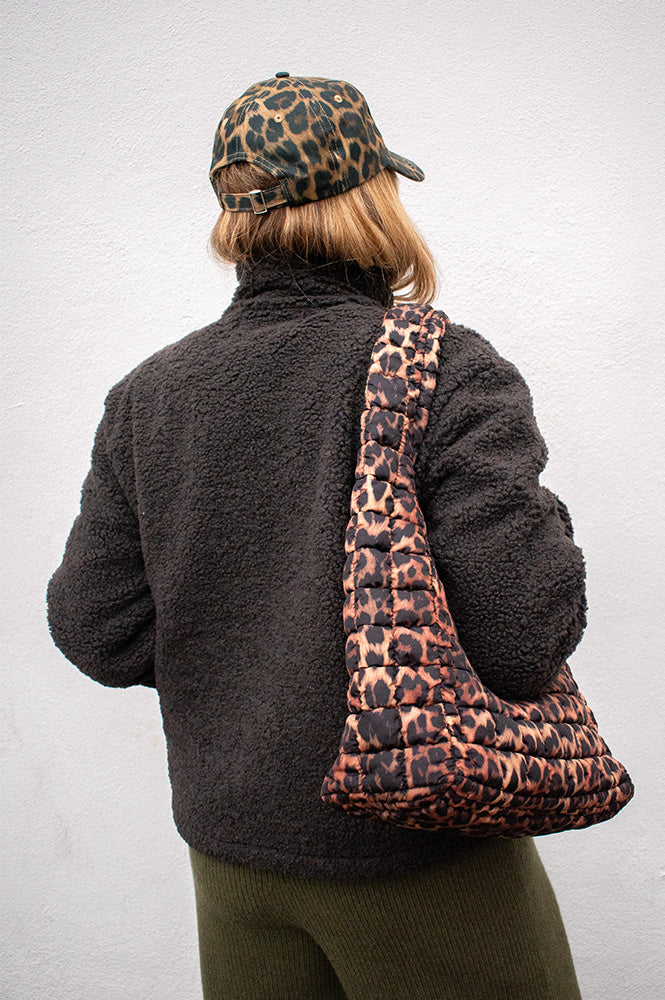 ICHI Alis Leopard Shoulder Bag