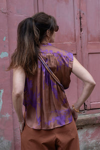 Vanessa Bruno Clio Caramel Blouse - The Mercantile London