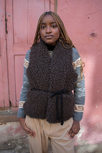 Leon & Harper Vinny Brown Gilet - The Mercantile London