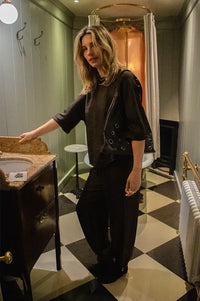 Fransa Kimmy Molé Brown Blouse - The Mercantile London