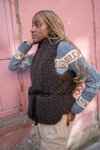 Leon & Harper Vinny Brown Gilet - The Mercantile London