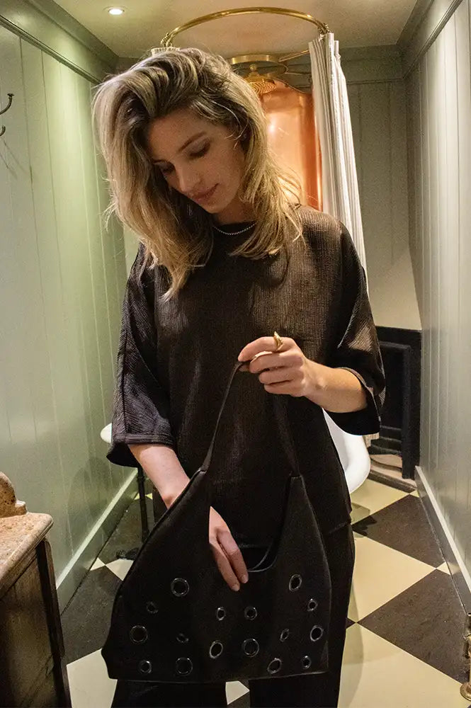 Fransa Kimmy Molé Brown Blouse - The Mercantile London