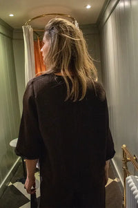 Fransa Kimmy Molé Brown Blouse - The Mercantile London