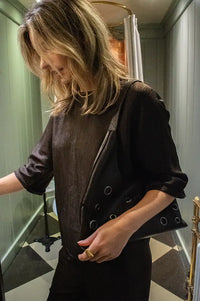 Fransa Kimmy Molé Brown Blouse - The Mercantile London