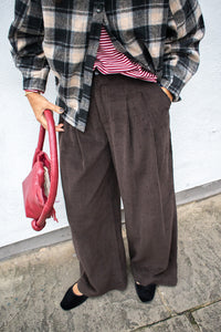 Garance Voltaire Brown Corduroy Trousers - The Mercantile London
