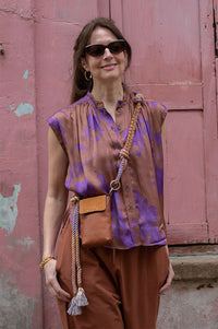 Vanessa Bruno Clio Caramel Blouse - The Mercantile London