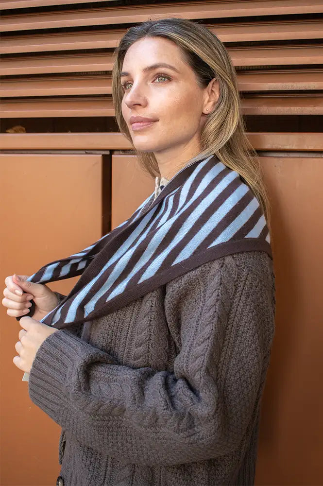 Jumper 1234 Pluto Arctic Striped Cashmere Bandana