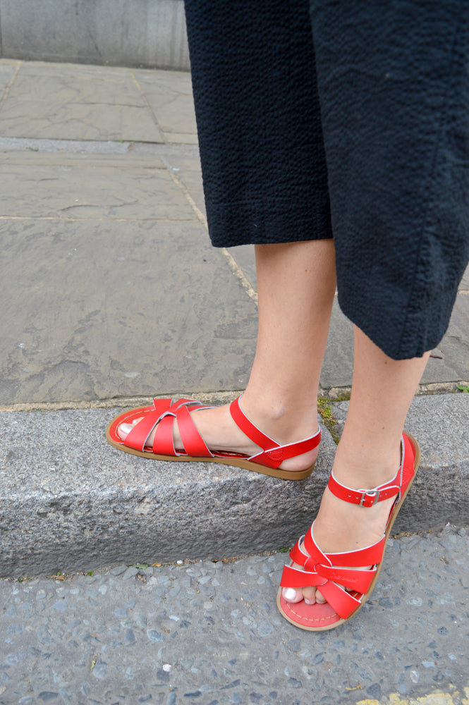 Salt - Water Original Red Sandals - The Mercantile London