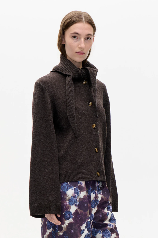 Baum Und Pferdgarten Clarine Coffee Bean Cardigan