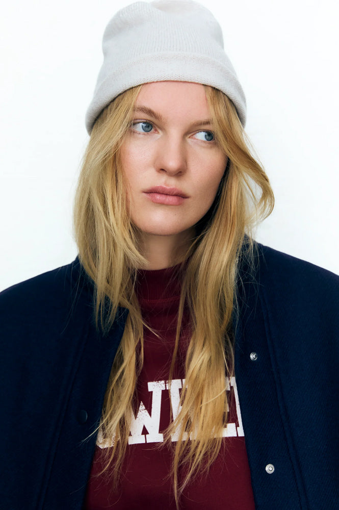 The New Society Clara Infinite Navy Bomber Jacket - The Mercantile London