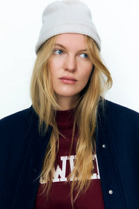 The New Society Clara Infinite Navy Bomber Jacket - The Mercantile London