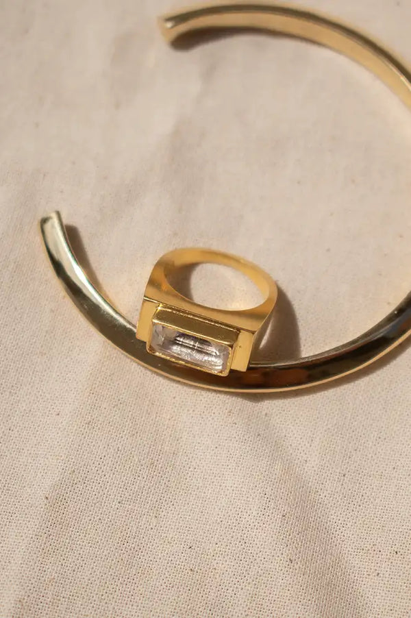 Shyla Calia Clear Ring