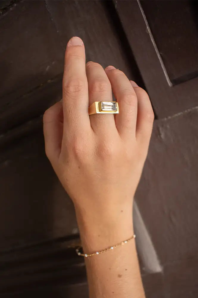 Shyla Calia Clear Ring