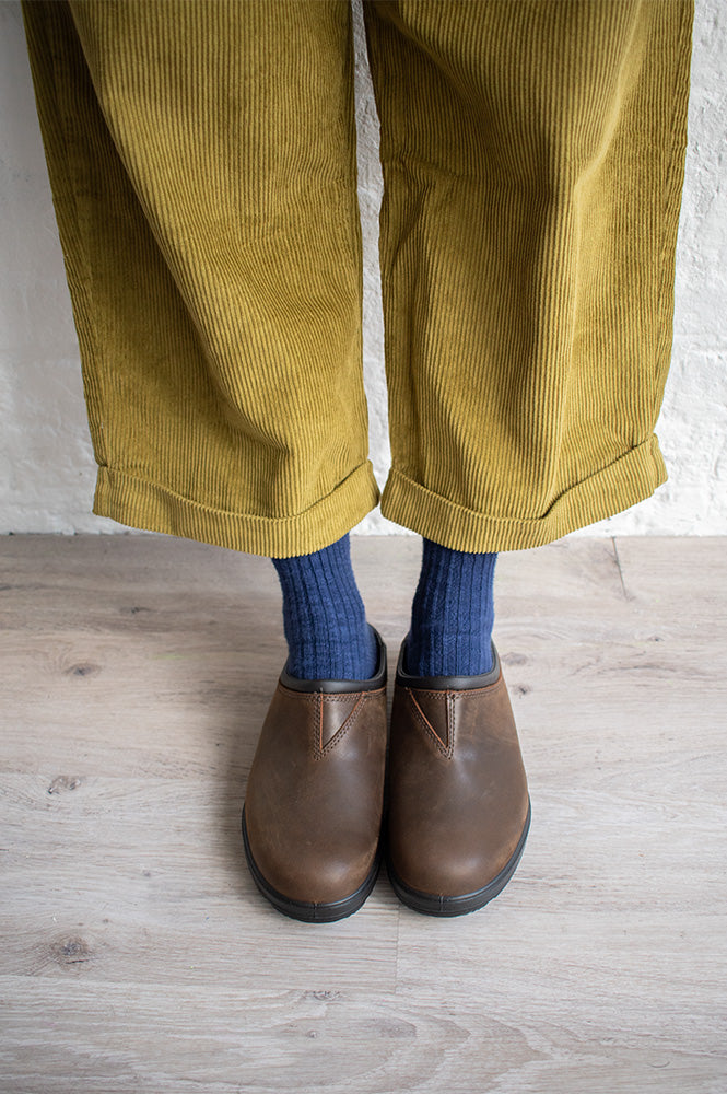 Blundstone 2421 Antique Brown Clogs - The Mercantile London