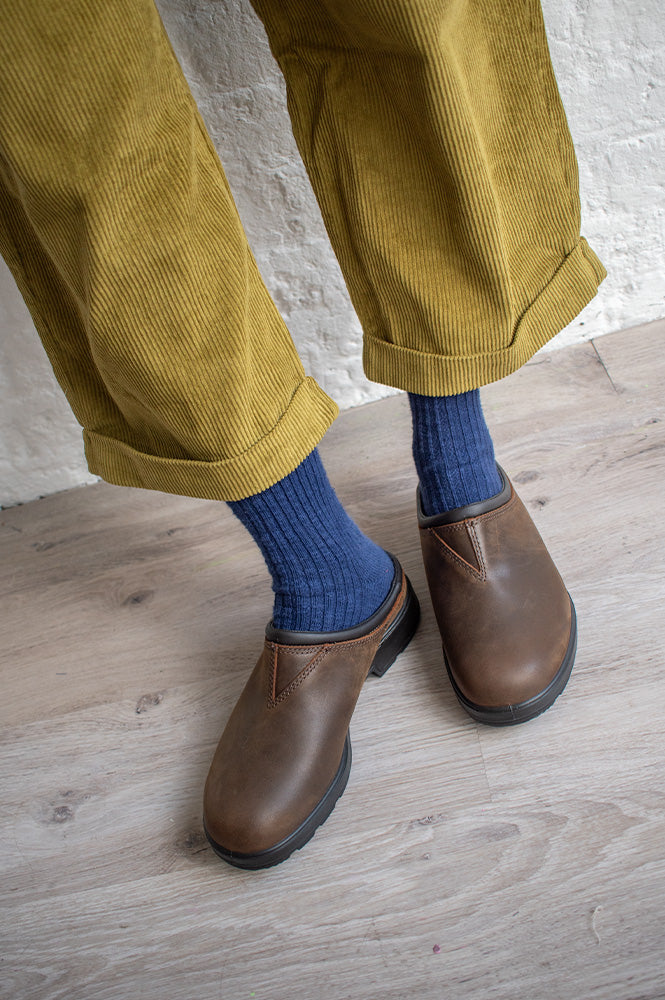 Blundstone 2421 Antique Brown Clogs - The Mercantile London