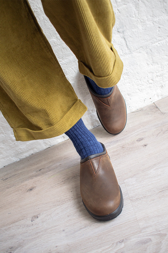 Blundstone 2421 Antique Brown Clogs - The Mercantile London