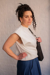 Minus Fauna Cloud Dancer Knit Vest - The Mercantile London