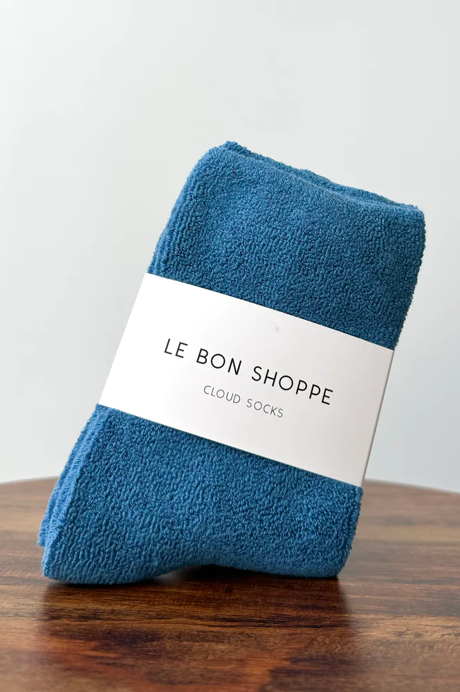 Le Bon Shoppe Cloud Cerulian Socks - The Mercantile London