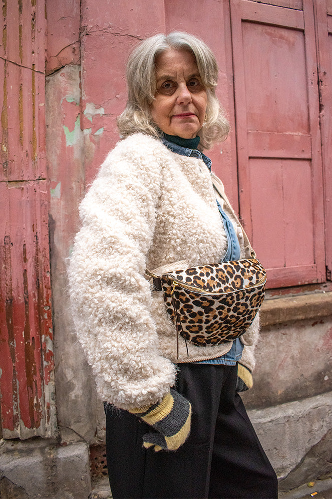 Object Iduna Teddy White Sand Jacket