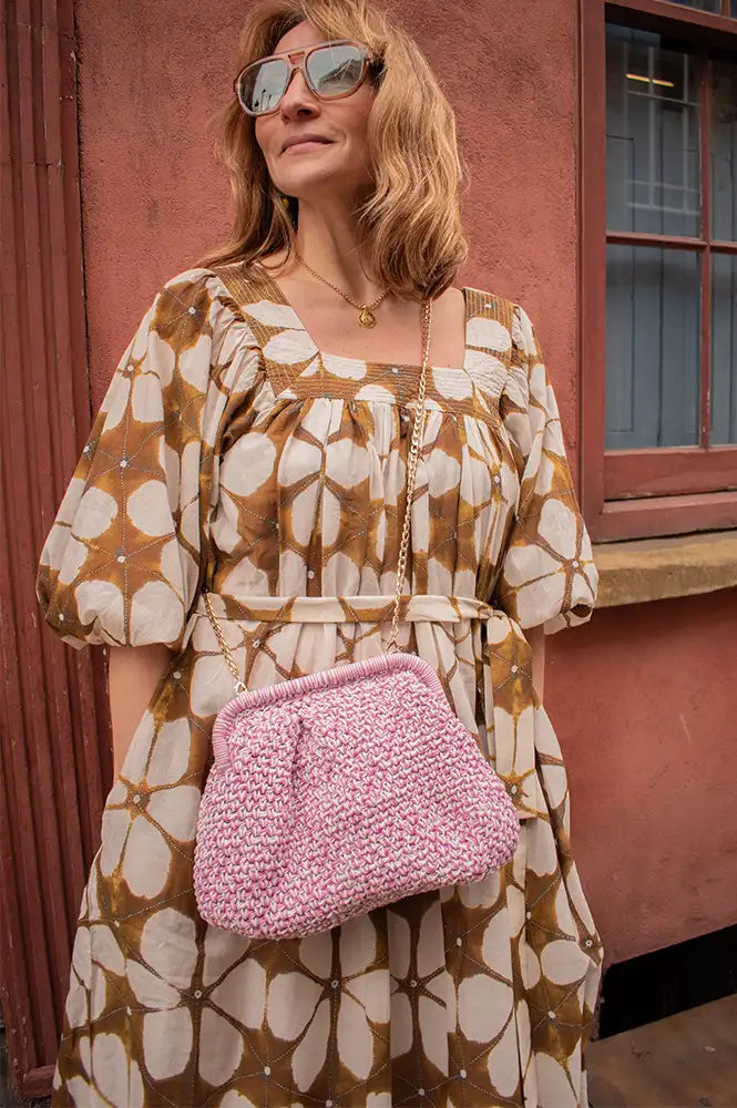 ICHI Misse Wild Orchid Bag - The Mercantile London